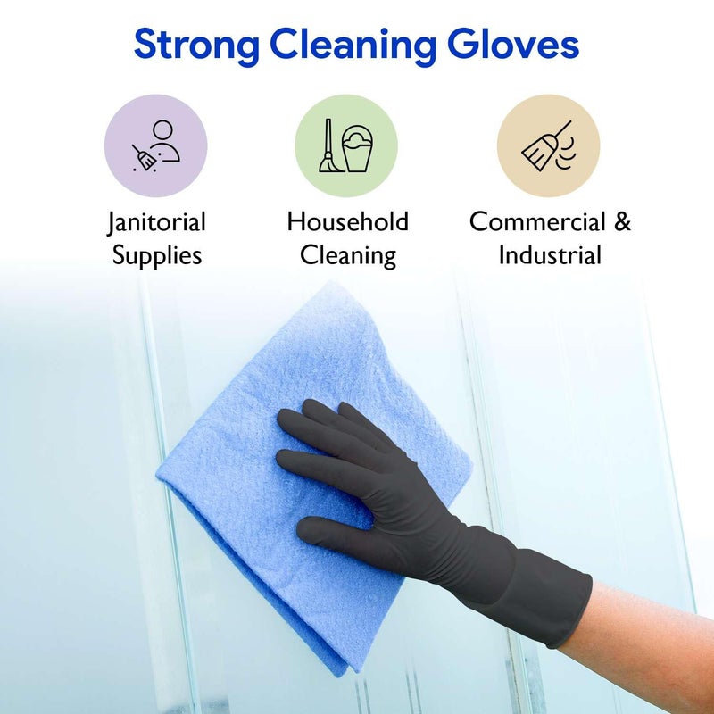 ProCure Black Nitrile Disposable Gloves Medium | 200-Pack | Latex-Free for Medical, Surgical, Cleaning, Food Prep, Cooking, Tattoo - Image 4